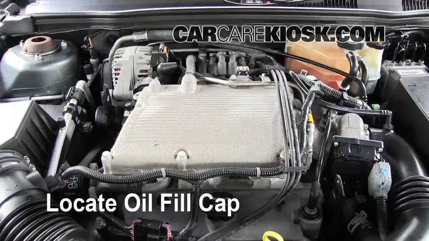 2004 Chevrolet Malibu LS 3.5L V6 Aceite Agregar aceite